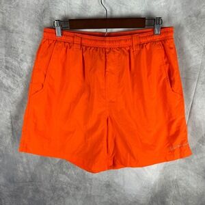Columbia PFG Backcast III Water Shorts Mens M Orange Fishing Omni-Shade FM4009